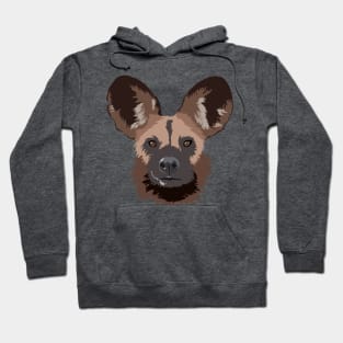 African hunting dog Hoodie